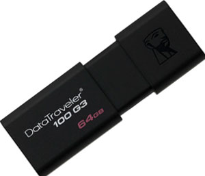 Kingston DataTraveler 100 G3 USB 3.0 – 64GB – Ultramediausa